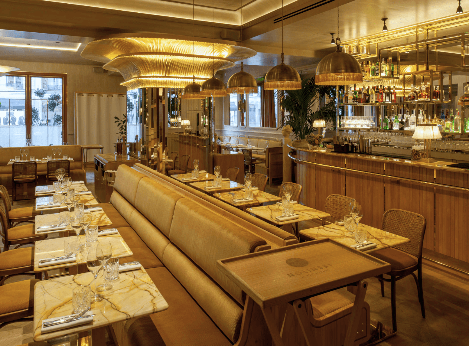 Piste de bar restaurant - Rue de l'Opéra de Paris