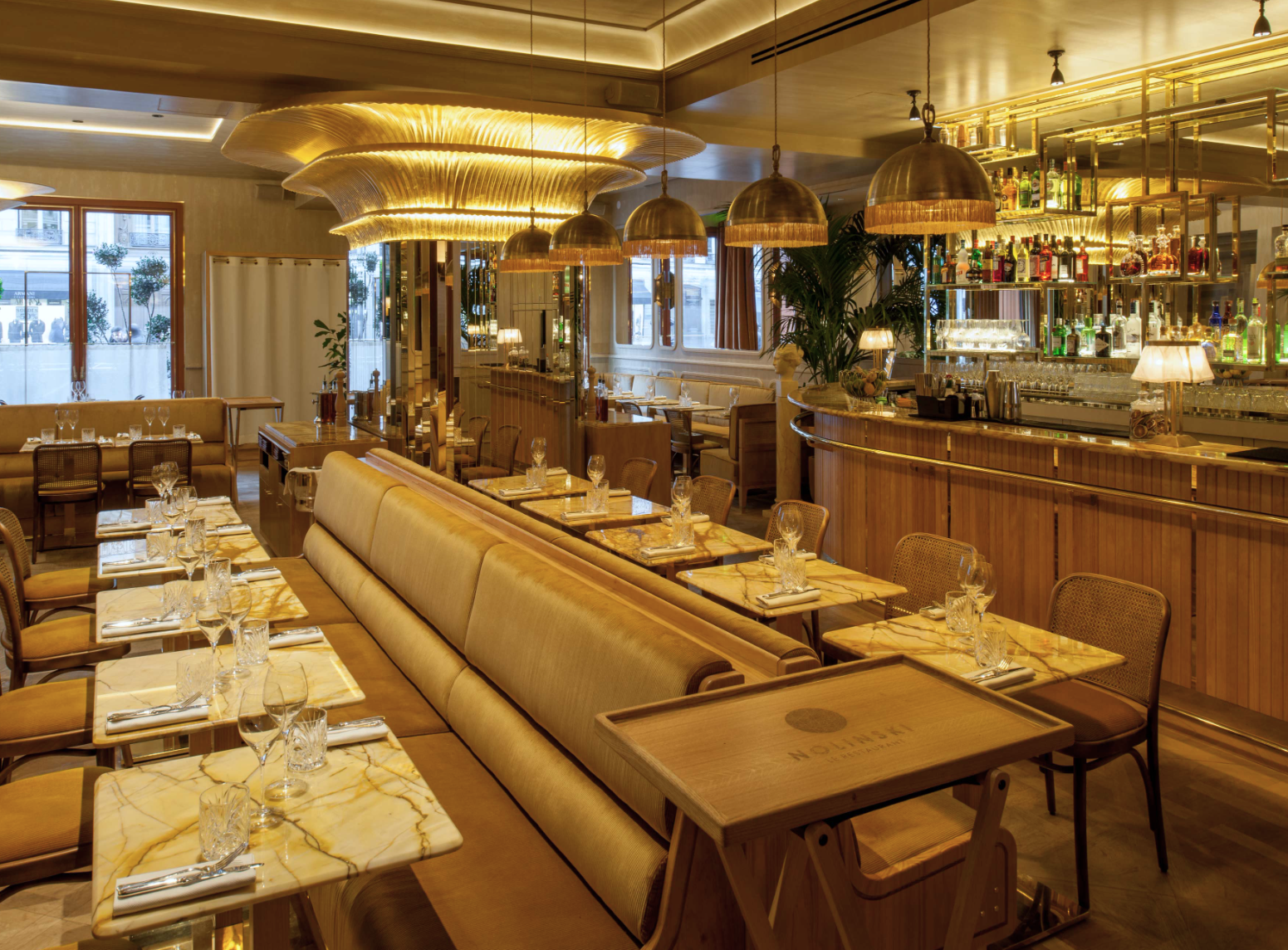 Piste de bar restaurant - Rue de l'Opéra de Paris